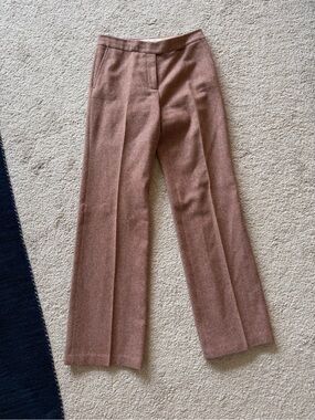 Women’s Wool Blend Pants Faconnable Herringbone